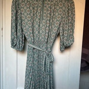 Spring Green Patterned Max Studio Dress